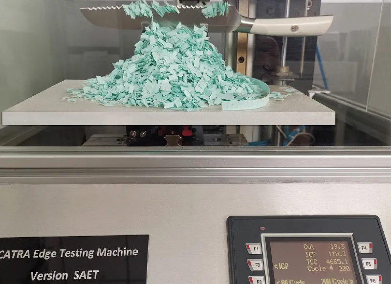 Serrated Knife Sharpness Test