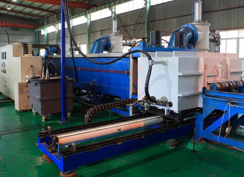 Electron beam welding production line