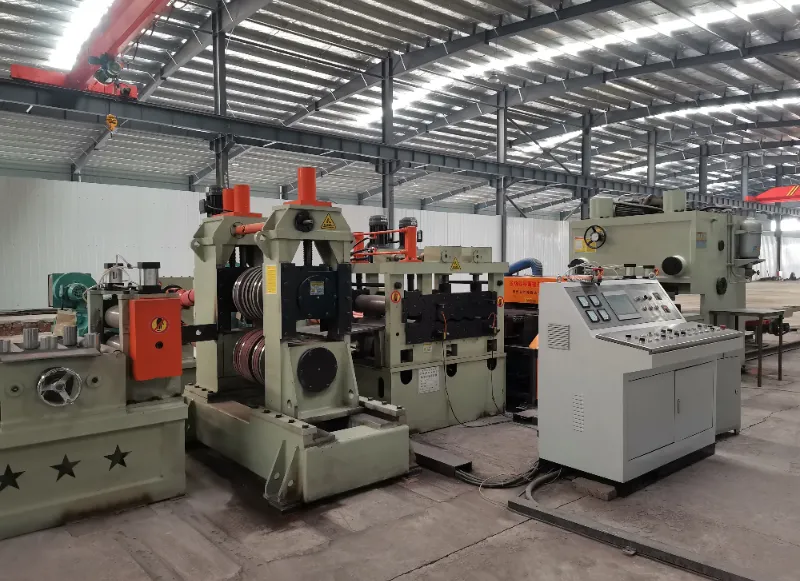Finishing trimming and slitting production line