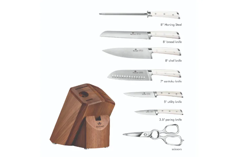 N4 Series 8-piece Kitchen Knife Set