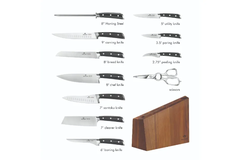 N4 Series 12-piece Kitchen Knife Set