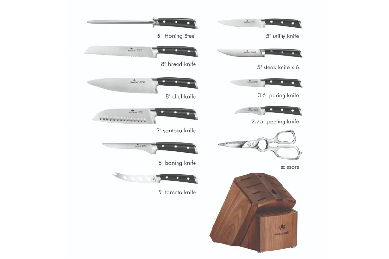 N4 Series 17-piece Kitchen Knife Set