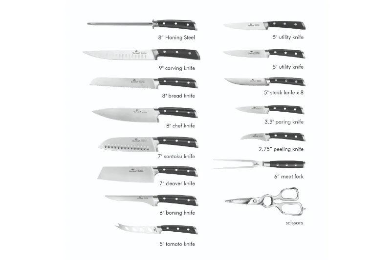 N4 Series 23-piece Kitchen Knife Set