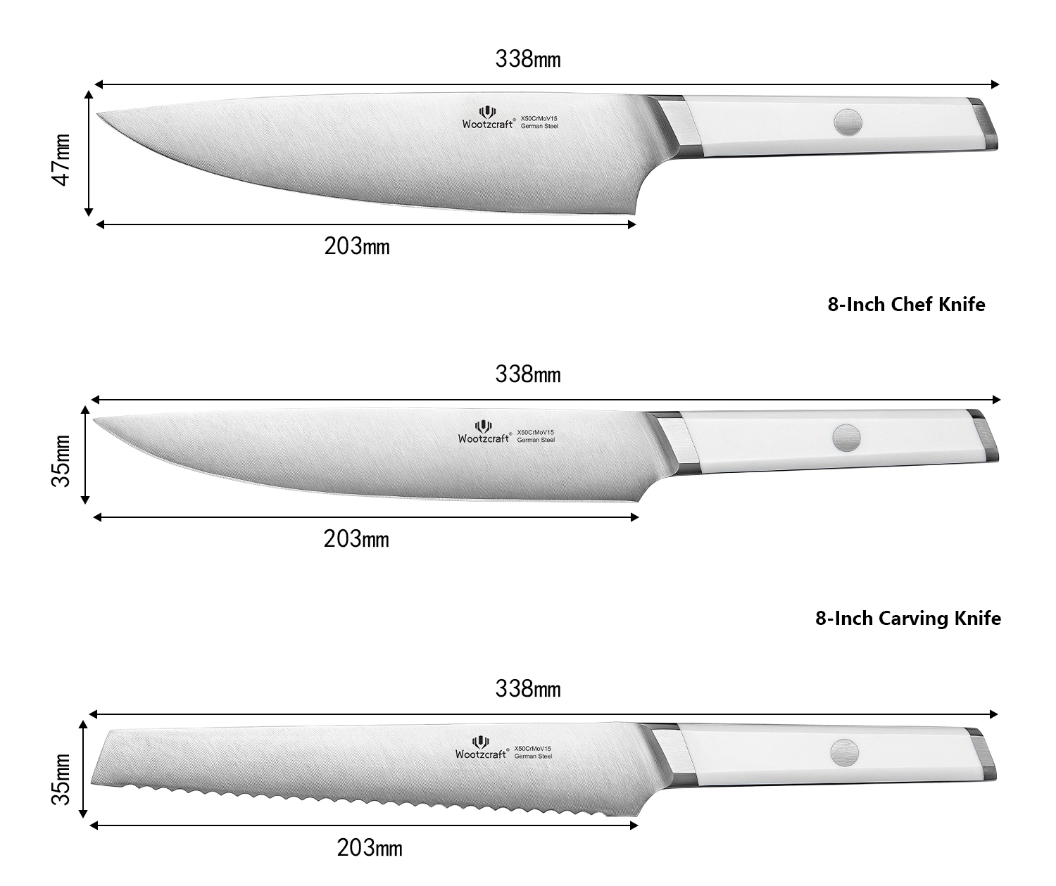 HB Series Kitchen Knife Set