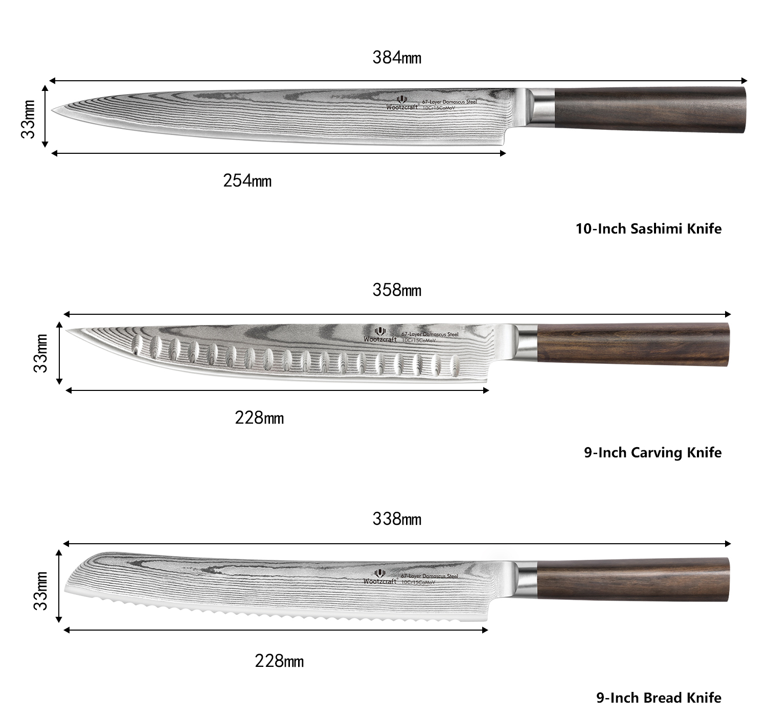 J2 Series Kitchen Knife Set