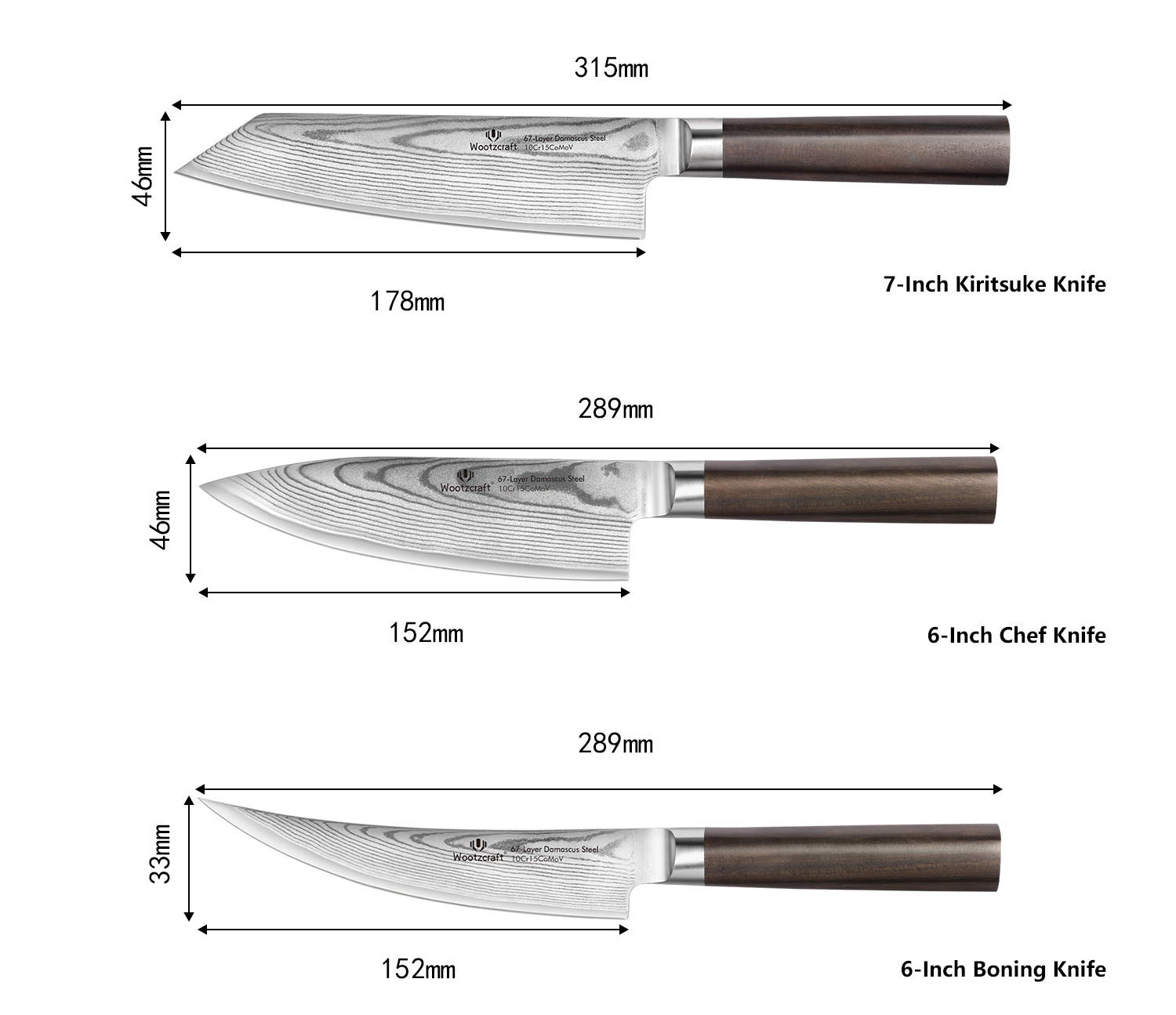 J2 Series Kitchen Knife Set