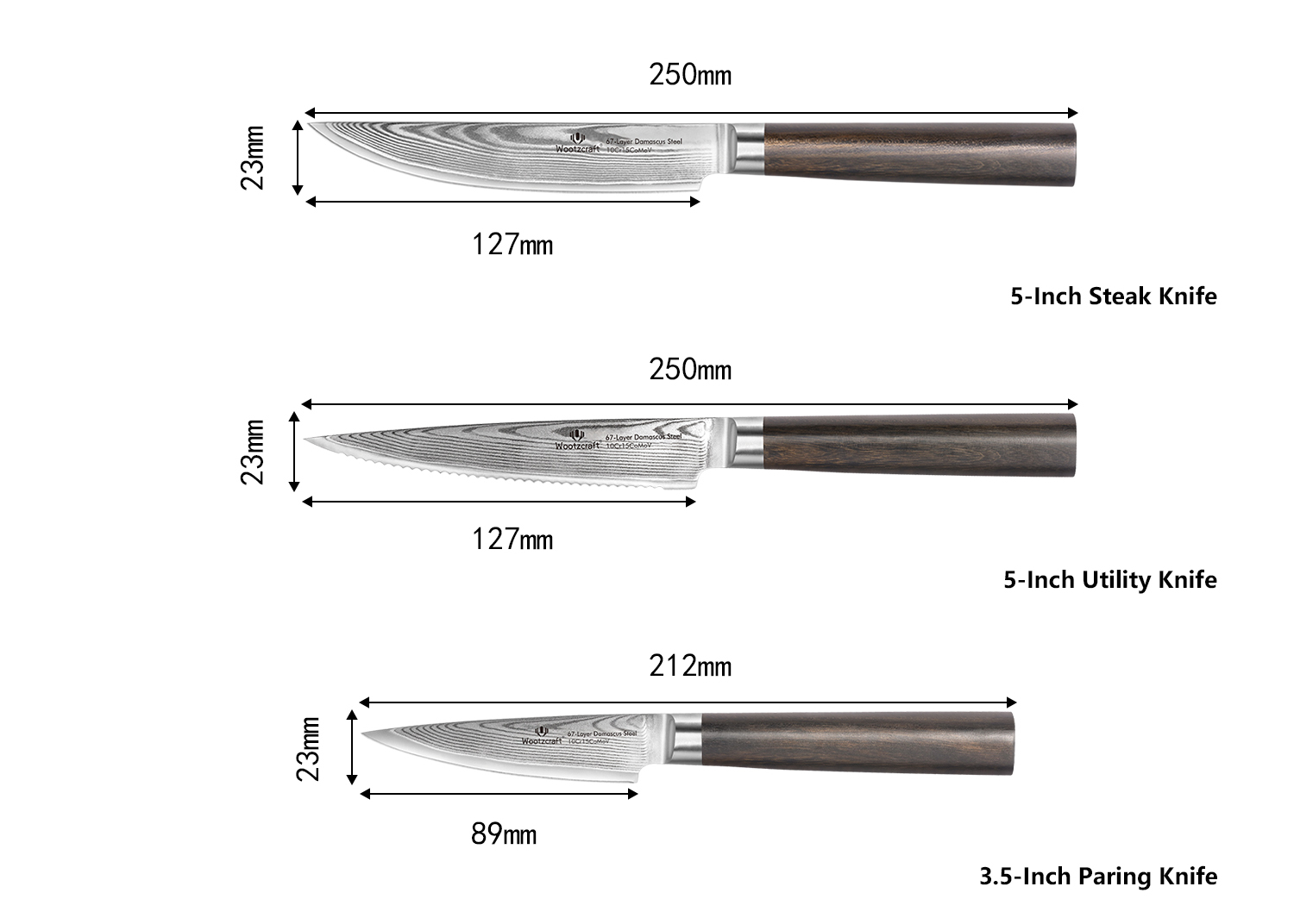 J2 Series Kitchen Knife Set