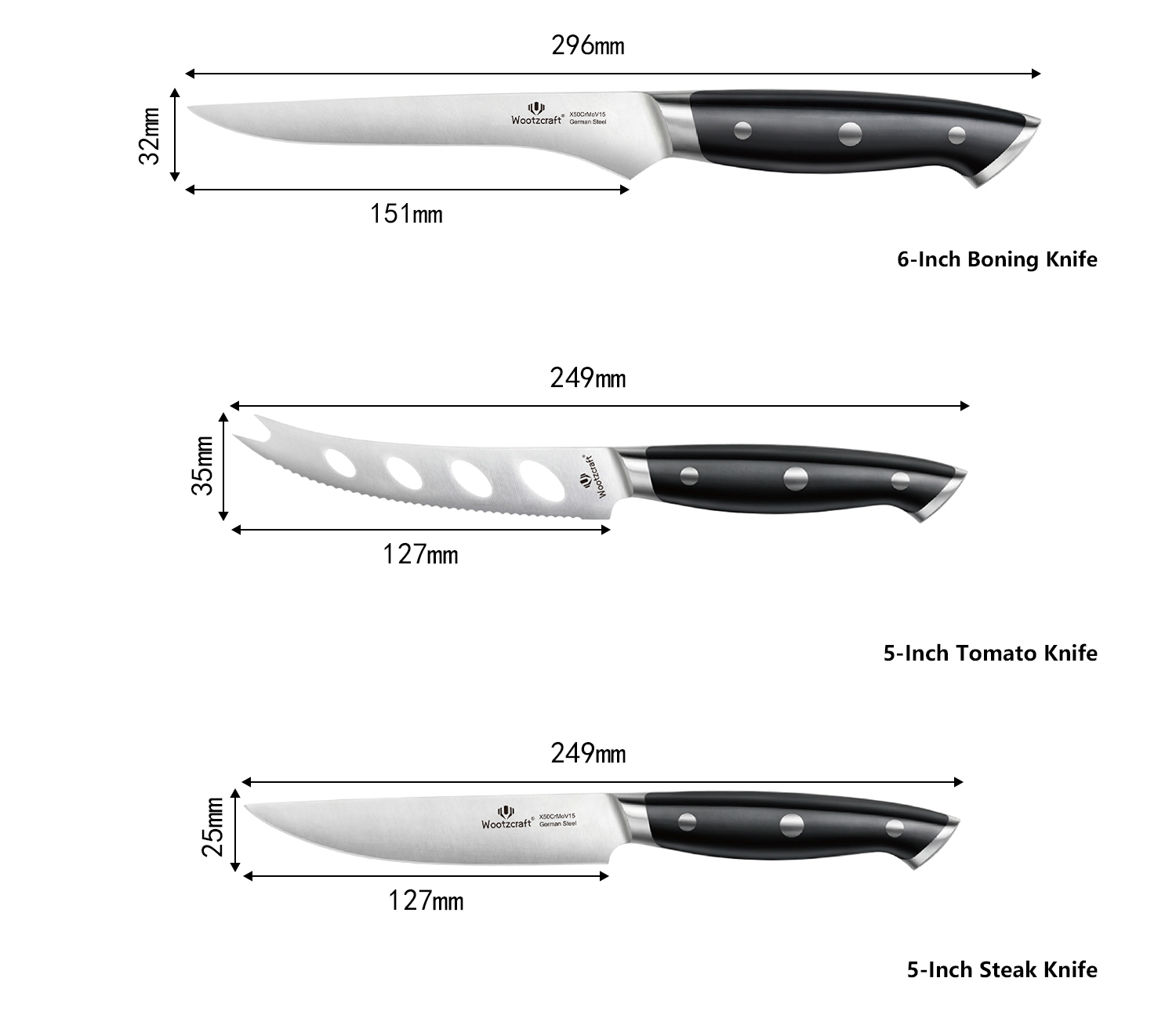M11 Series Kitchen Knife Set
