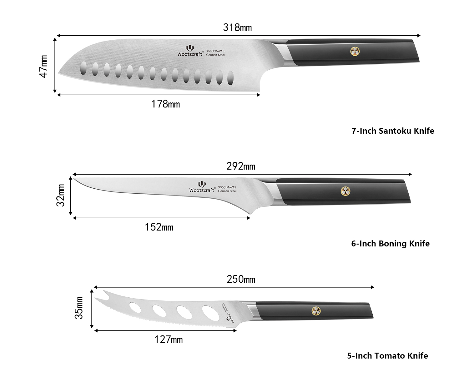 M55 Series Kitchen Knife Set