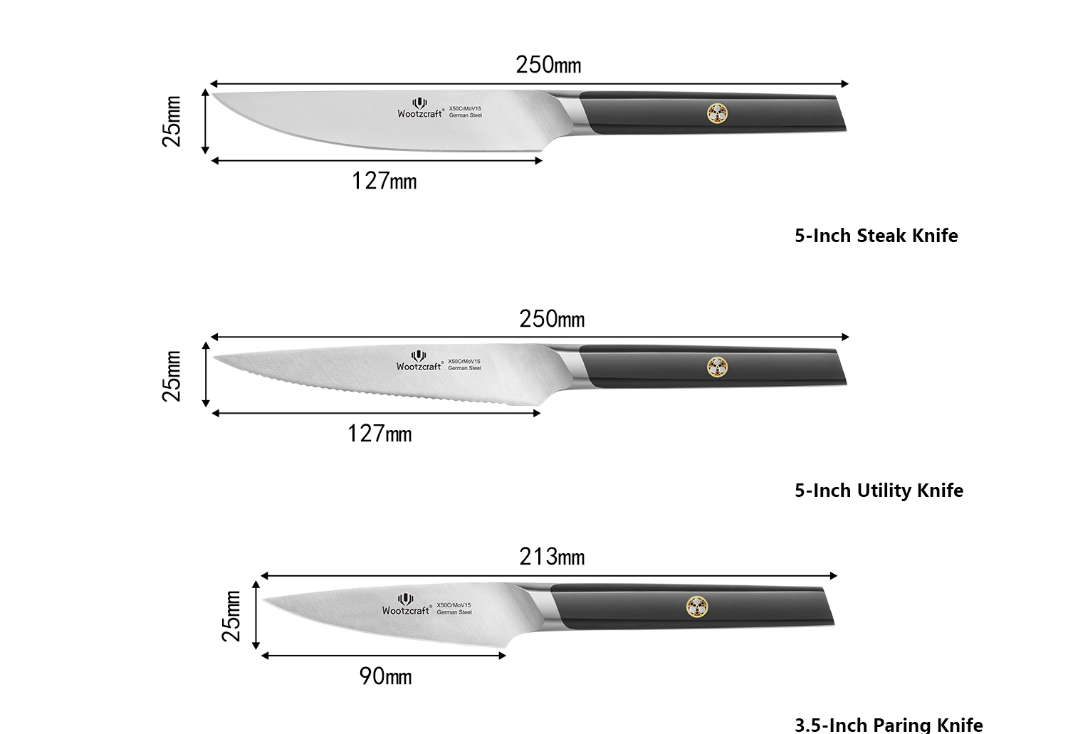 M55 Series Kitchen Knife Set