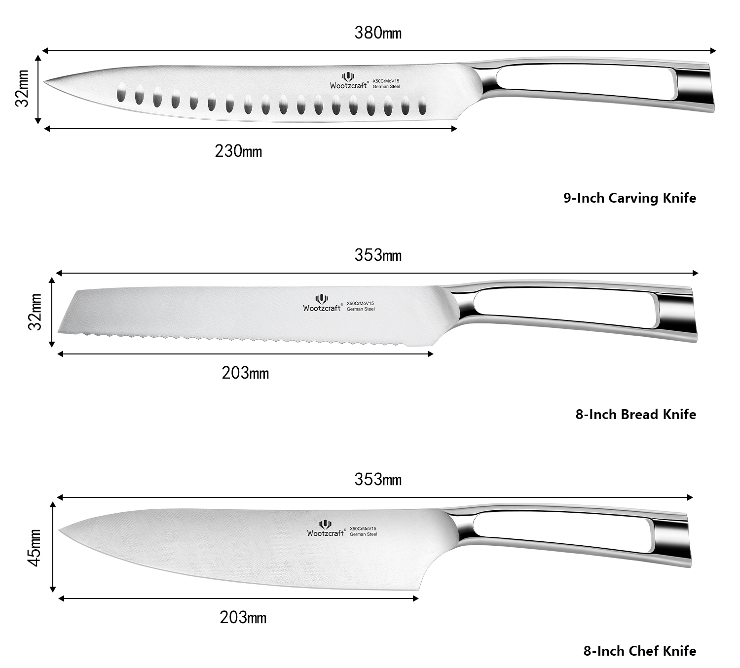 N1 Series Kitchen Knife Set