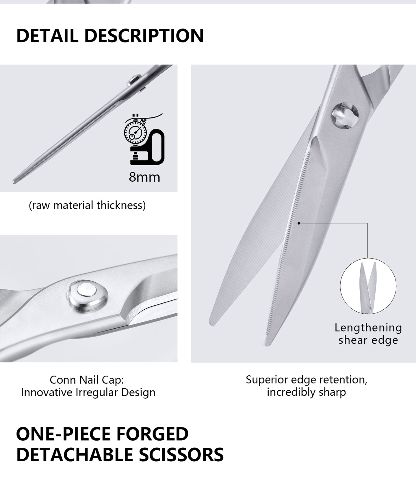 KS Series KS-13DL Utility Kitchen Scissors