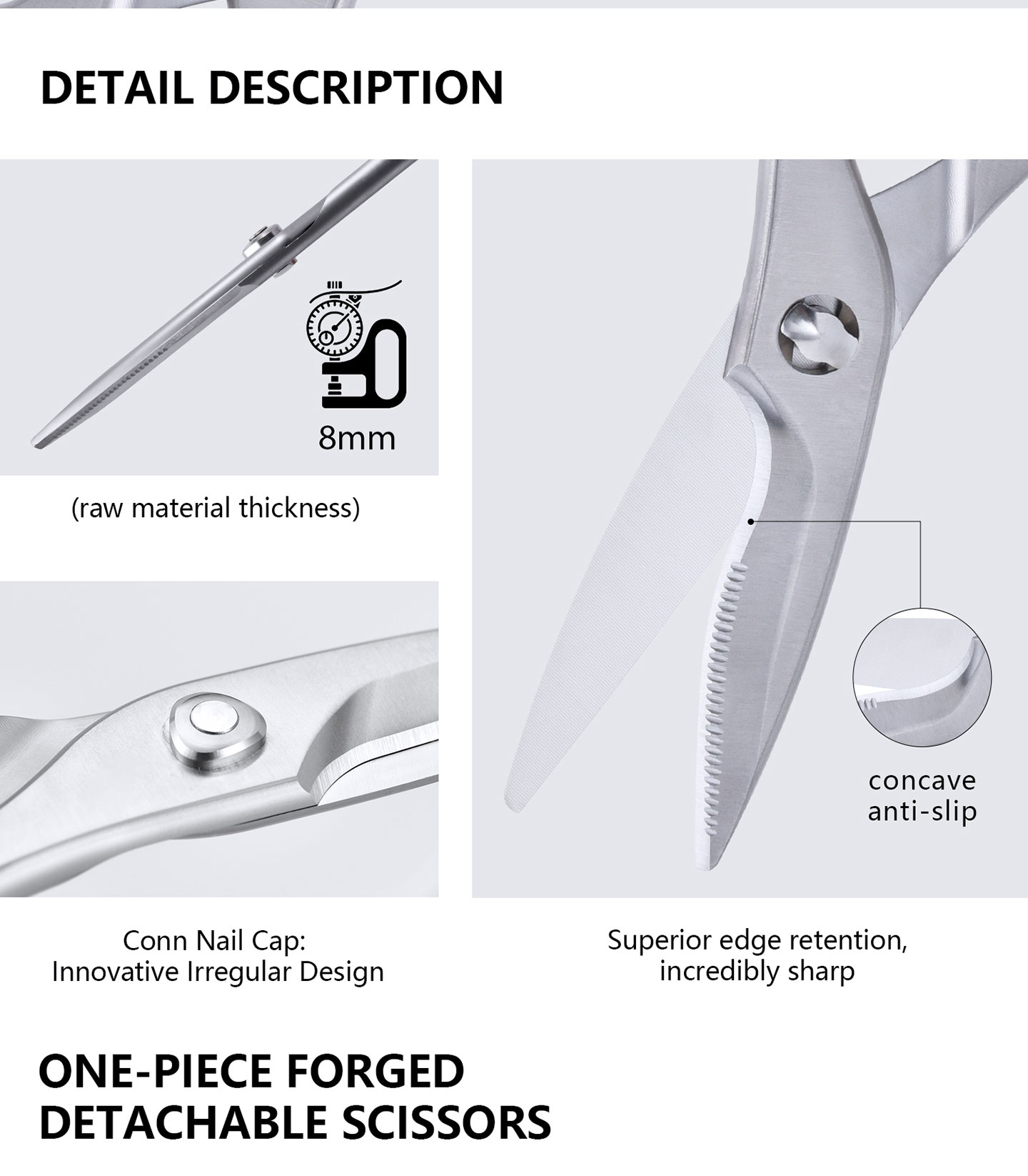 KS Series KS-11DS Poultry Scissors