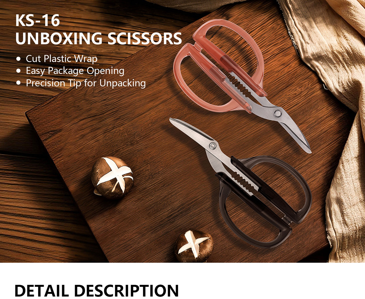 KS Series KS-16 Unboxing Scissors
