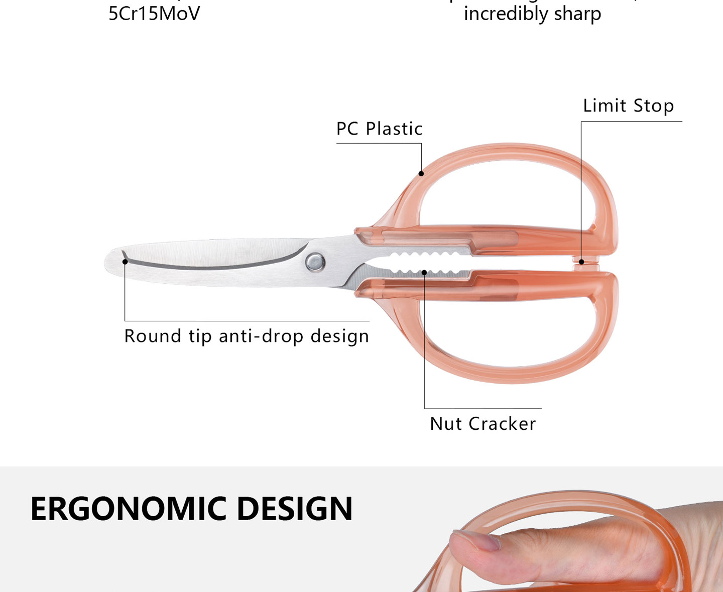 KS Series KS-15 Vegetable Scissors