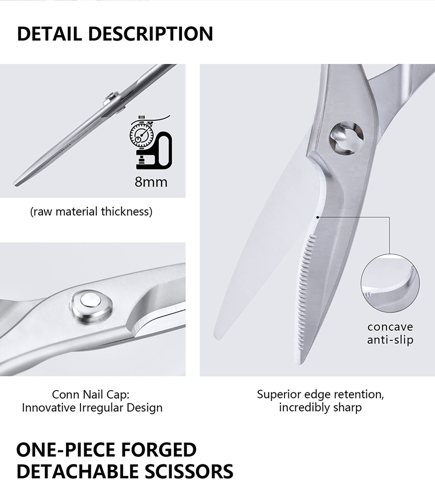 KS Series KS-32DS Poultry Scissors