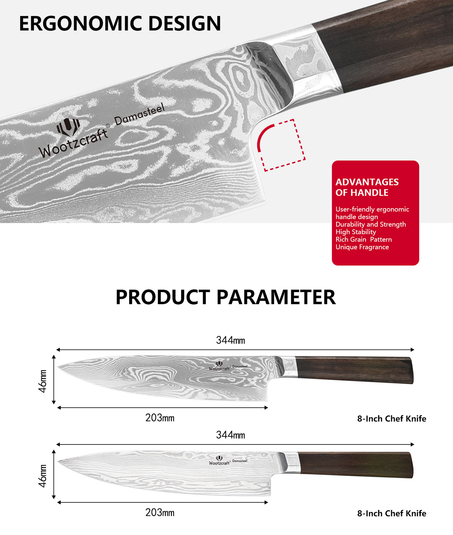 J3 Series Chef Knife