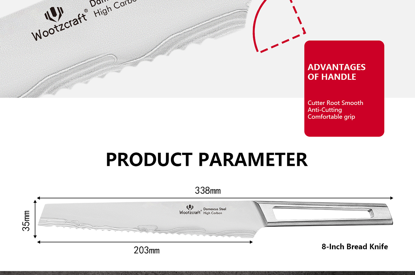 HC Series Bread Knife